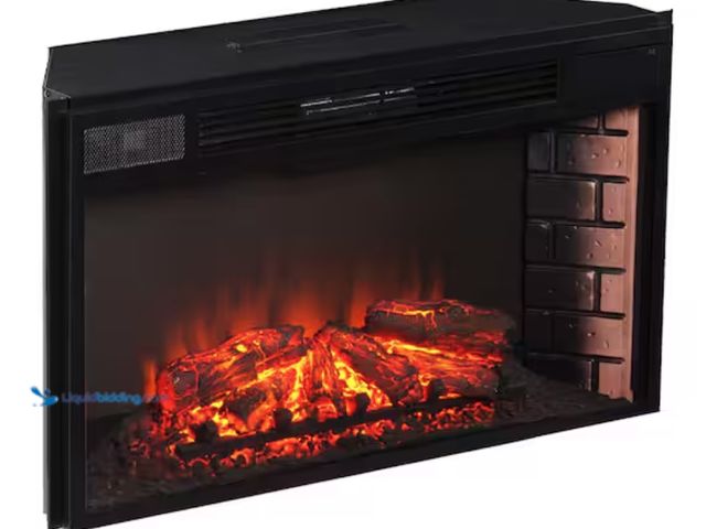 Lot 49-2000042 - Southern Enterprises 33 in. Widescreen Electric Firebox, Model # HD387468, Slightly used, Powers on,...