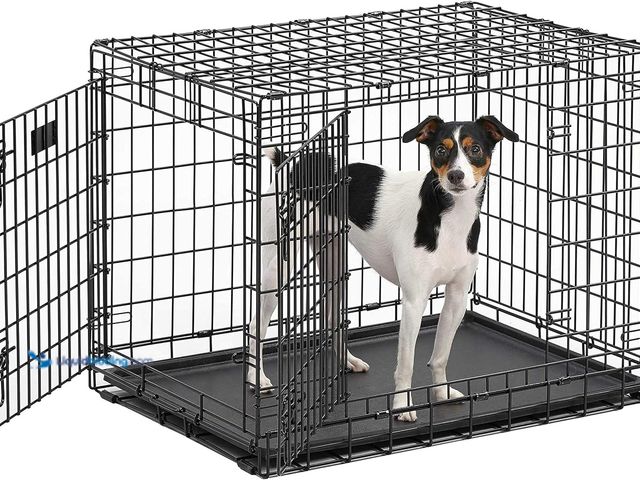 Lot 49-5416572 - MidWest Homes for Pets Ultima Pro Heavy-Duty 30-Inch Dog Crate, Ultra-Strong Steel Double Door Pet C...