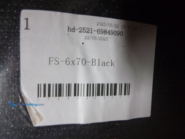 Lot 49-1518137 - Amgo 6' x 70' Black Fence Privacy Screen, Commercial Standard Heavy Duty Windscreen with Bindings & ...