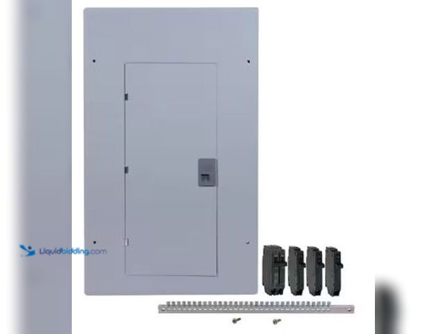 Lot 49-5436221 - GE 200 Amp 20-Space 40-Circuit Main Lug Indoor Load Center Contractor Kit. Model # TLM2020CCUGK. Unu...
