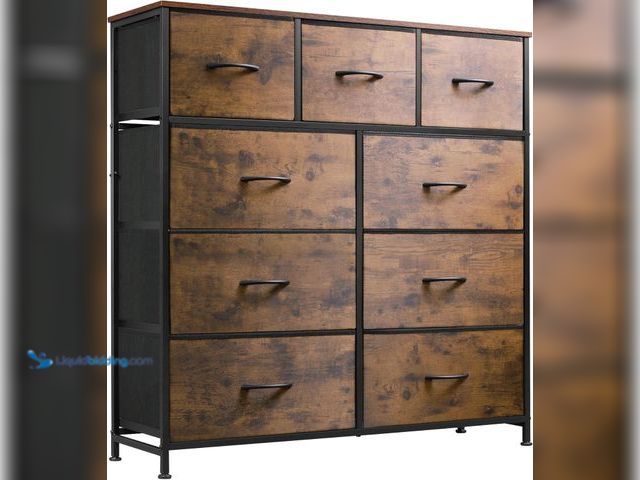 Lot 49-5458987 - WLIVE 9-Drawer Dresser, Fabric Storage Tower for Bedroom, Hallway, Entryway, Closet, Tall Chest Orga...