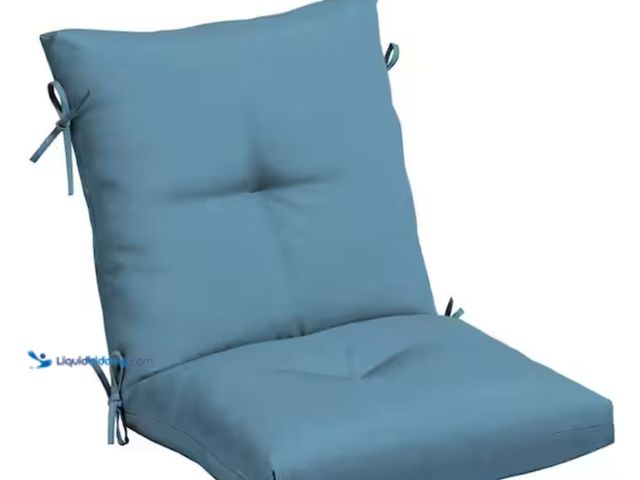 Lot 49-1623784 - Lot of (2) ARDEN Outdoor Plush Modern Tufted Blow fill Dining Chair Cushion, 21 in. x 40 in., French...