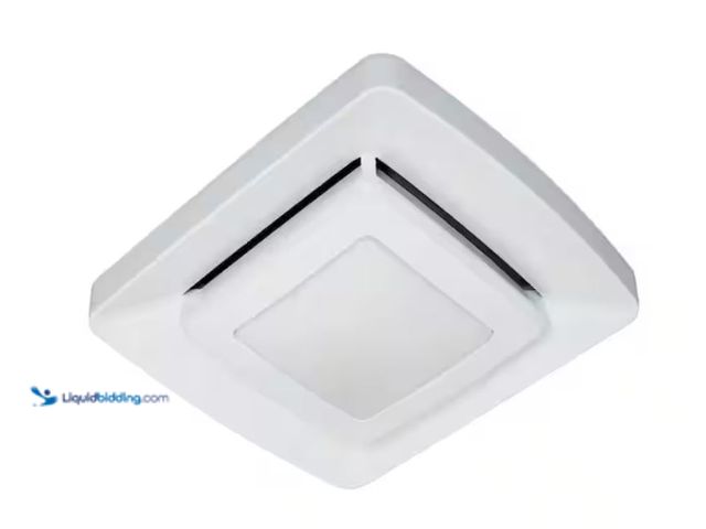 Lot 49-3614667 - Broan-NuTone Quick Installation Bathroom Exhaust Fan Replacement Grille/Cover with LED Light, Model ...
