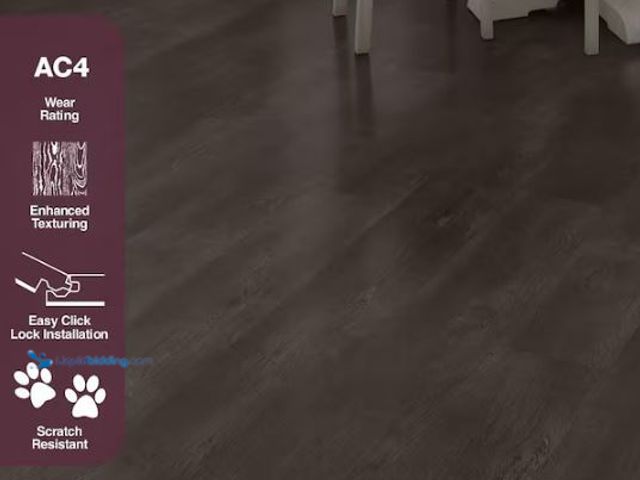 Lot 49-1544915 - (7 cases/ Approx. 111sq. Ft.) Home Decorators Collection
McDonough Oak 12 mm T x 8.03 in W Waterpro...