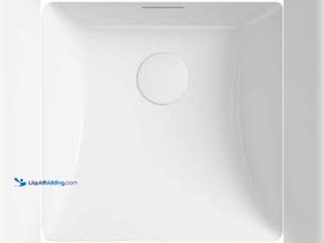 Lot 49-5411560 - KOHLER Brazn 16 in. Square Undermount Bathroom Sink in White. Model # 21056-0. Unused