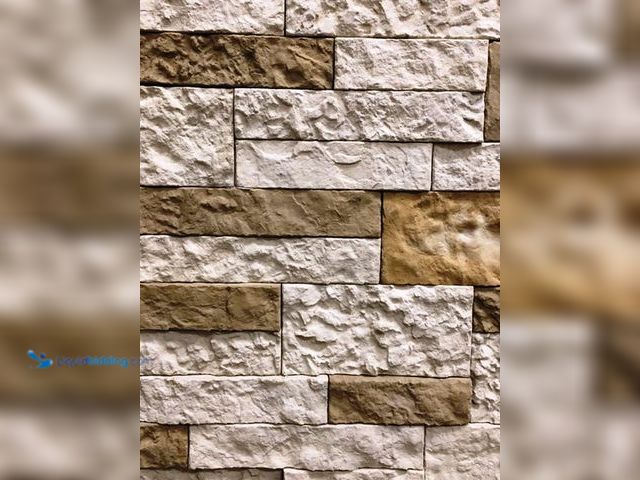 Lot 49-5572456 - AirStone Primary Wall Stones: Autumn Mountain Color Blend, Manufactured Stone Wall Covering, Indoor ...