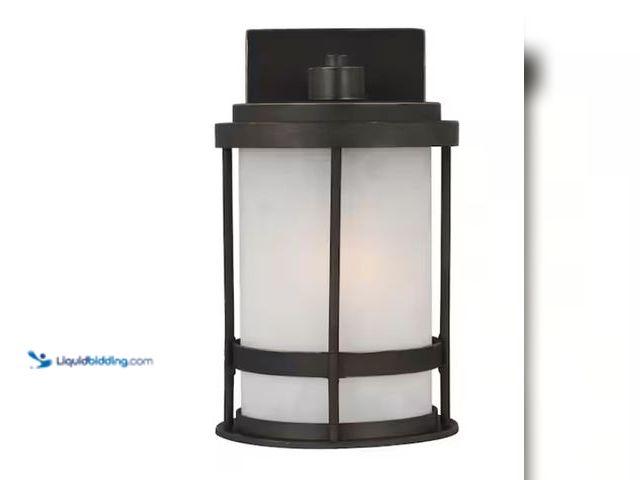 Lot 49-1515707 - Generation Lighting Wilburn 1-Light Antique Bronze Outdoor Wall Lantern, Model # 8590901-71, Unused....