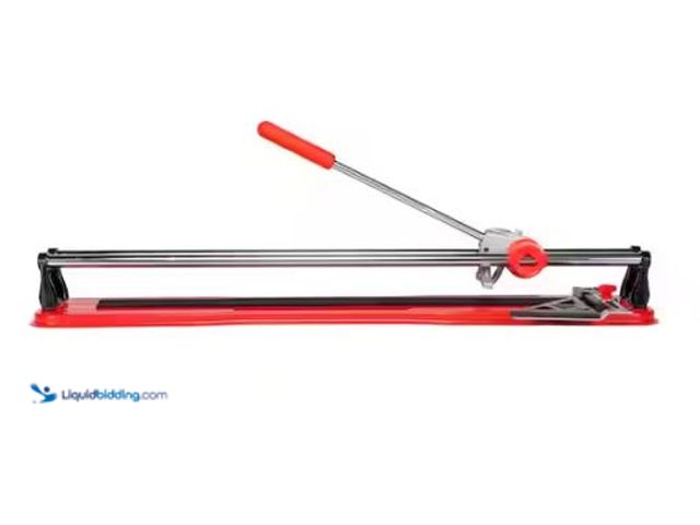 Lot 49-1569578 - Rubi Practic 61 Plus-24 in. Tile Cutter with Tungsten Carbide Blade and Roller Guide, Model # 21979,...