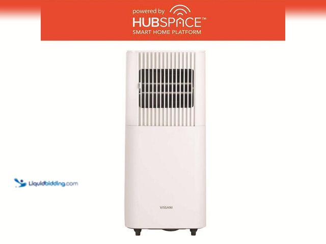 Lot 49-5552352 - Vissani
6,000 (DOE) BTU 115-Volt Portable Air Conditioner Cools 250 sq. ft. with Remote in White, P...