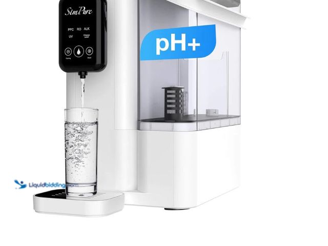 Lot 49-1577265 - SimPure Y9A 300GPD 6-Stage Alkaline Countertop RO System with Remineralization, Unused, Powers on.  ...