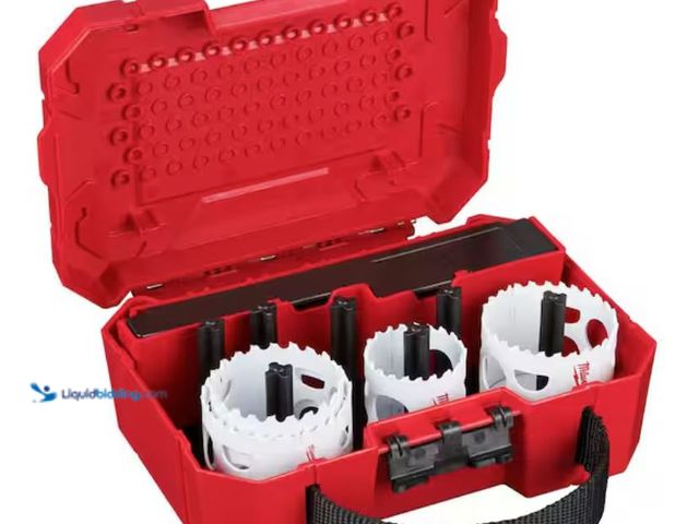 Lot 49-2005759 - Milwaukee Hole Dozer Bi-Metal Hole Saw Kit (8-Piece), Model # 49-22-4019, Unused, Has attachments.  ...