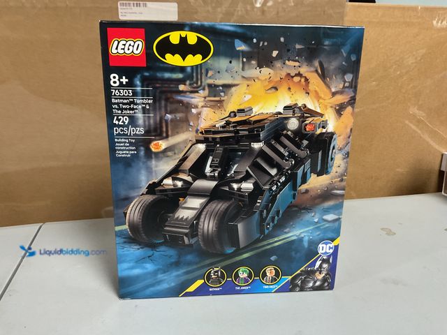 Lot 49-1505929 - FACTORY SEALED LEGO BATMAN TUMBLER VS. TWO-FACE AND THE JOKER 76303 429 PCS SET IN ORIGINAL BOX AMAZ...