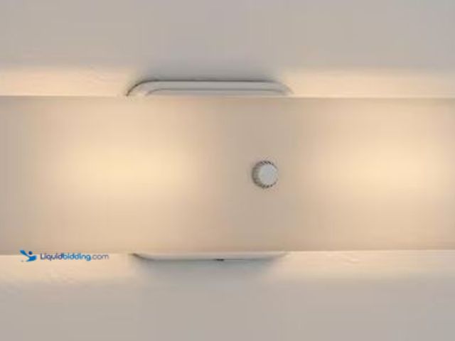 Lot 49-5478459 - Hampton Bay
Adeliade 14 in. 2-Light White Bath Vanity Light with Glass Shade Internet # 309410791
...