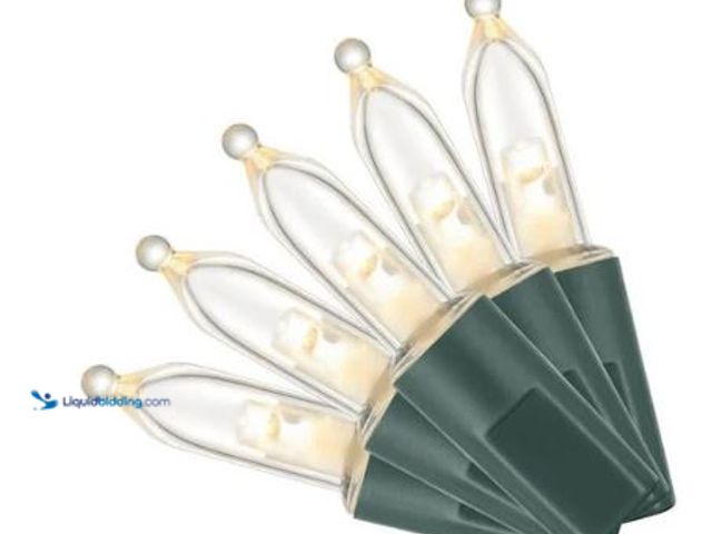 Lot 49-1577100 - Home Accents Holiday 150 Warm White Mini LED Lights, Model # 25WL50161, Unused.   Ref#HDPA0205