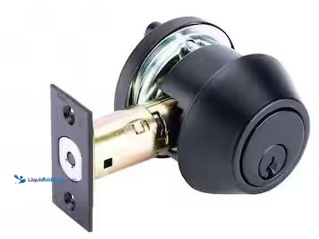 Lot 49-5460510 - Universal Hardware
Industrial Duty Commercial Single Cylinder Deadbolt, UL 3-Hour Fire ANSI Grade 1...