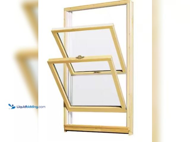 Lot 49-1517526 - Andersen 400 Series 37 in. x 40-7/8 in. Clad Wood Double-Hung Window w/Low-E Glass, White Ext/Pine I...