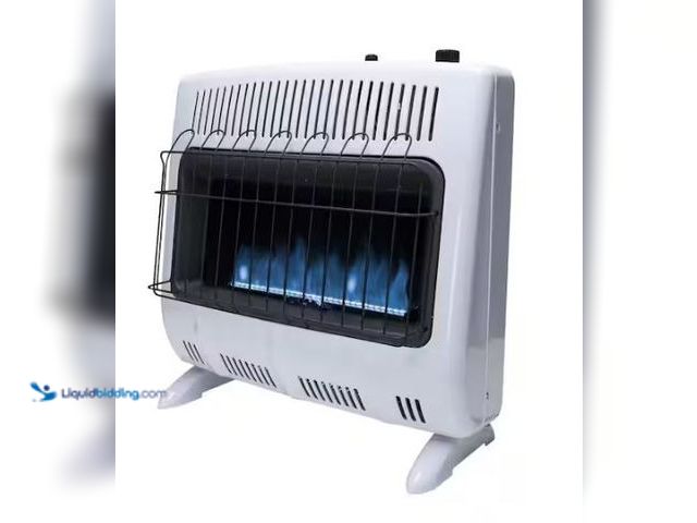 Lot 49-1577060 - Mr. Heater 30,000 BTU Vent Free Blue Flame Natural Gas Indoor Space Heater, Model # MHVFBF30NGT, Unu...