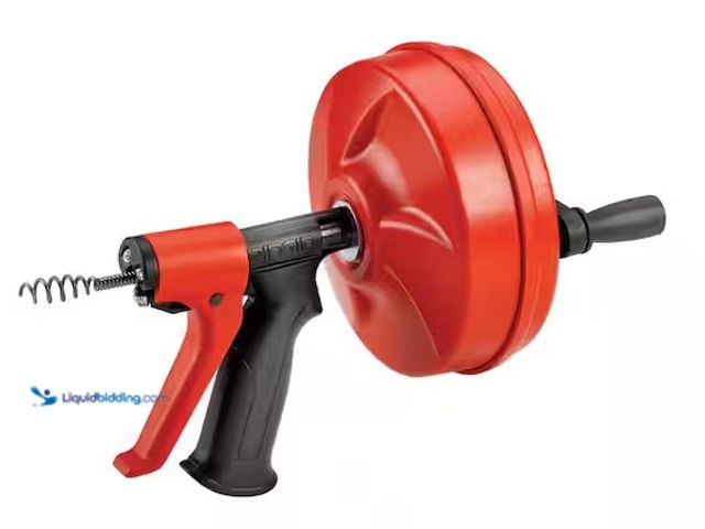 Lot 49-3639260 - RIDGID Power Spin+ 1/4 in. x 25 ft. Hybrid Drain Cleaning Snake Auger (Manual or Cordless Drill Oper...