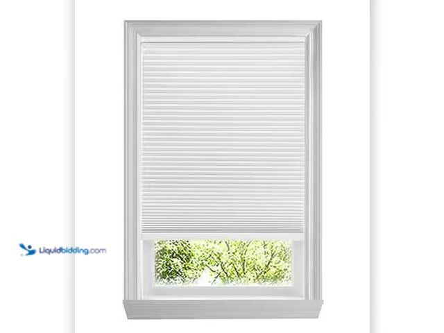 Lot 49-1548744 - Home Decorators Collection Shadow White Cordless Blackout Cellular Shades for Windows - 33 in. W x 4...