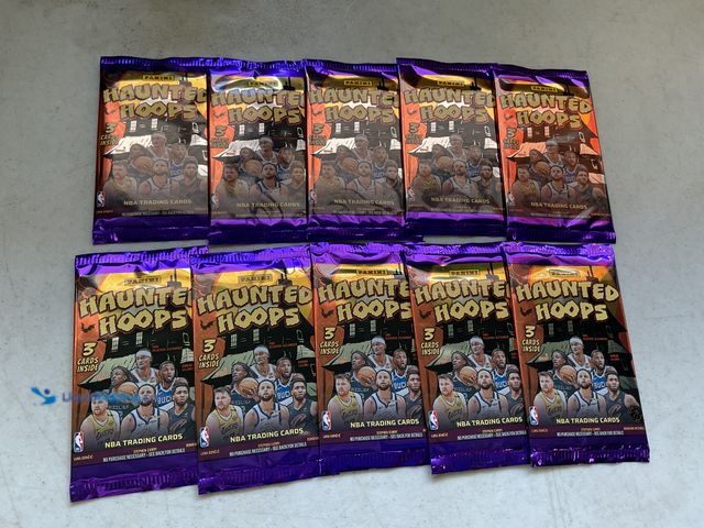 Lot 49-5515038 - Other LOT OF 10 PANINI HAUNTED HOOPS NBA TRADING CARD PACKS ALL SEALED
