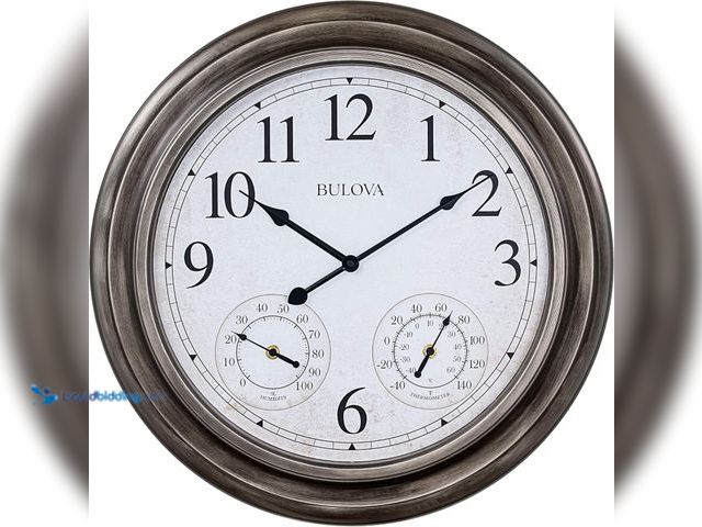 Lot 49-5543479 - Bulova C4125 Block Island Wall Clock. Model #B07TWCPBBY. New