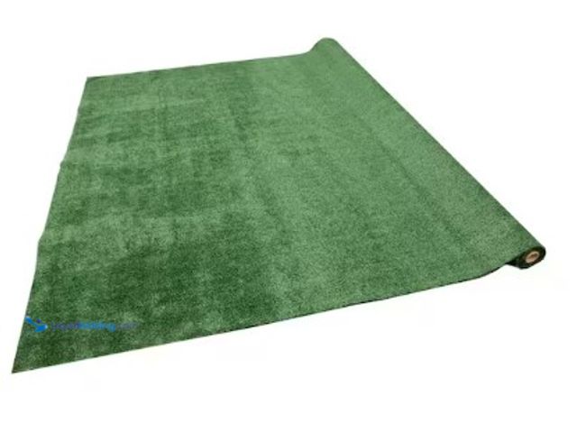 Lot 49-1625892 - TrafficMaster  Emerald Green 6 ft. x 8 ft. x 8 mm Artificial Grass Turf, Model # LHDTRFPEMEGRE68, Sl...