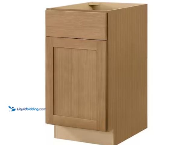 Lot 49-1624759 - Hampton Bay Avondale 18 in. W x 24 in. D x 34.5 in. H Ready to Assemble Plywood Shaker Base Kitchen ...