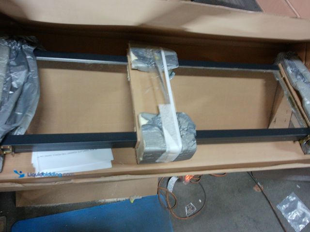 Lot 49-1547610 - mirroetk triple view professional over the door dressing mirror with 4 mirrors black, Model# 3vu1448...