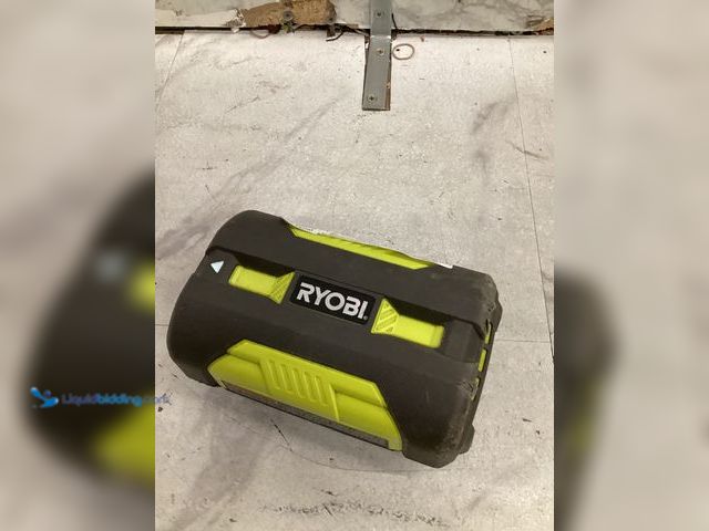 Lot 49-5545252 - RYOBI 40V Lithium-Ion 2.0 Ah Battery NO CHARGER. Model # OP4020A-OP403A Used unable to test