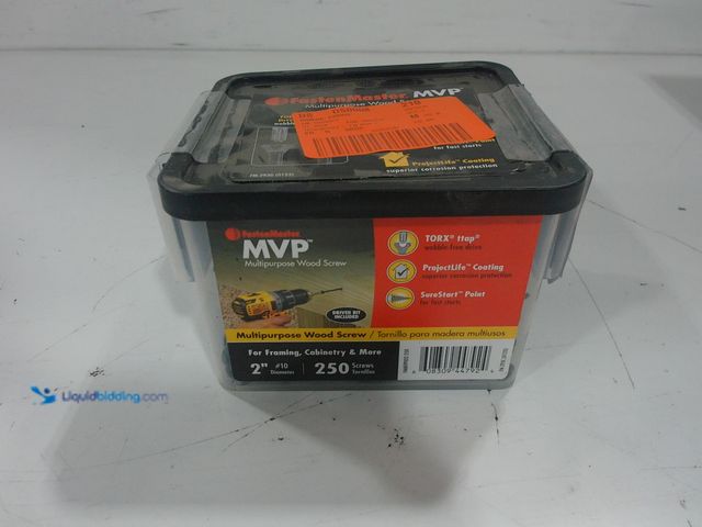 Lot 49-2026216 - FASTENMASTER 2 inch Wood Screw 250 Piece. Model #FMMVP002-250. New.  Ref#LBStorage