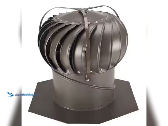 Lot 49-2001141 - LOMANCO 12 in. Weathered Bronze Aluminum Externally Braced Whirlybird Wind Turbine, Model # BEB12WB,...