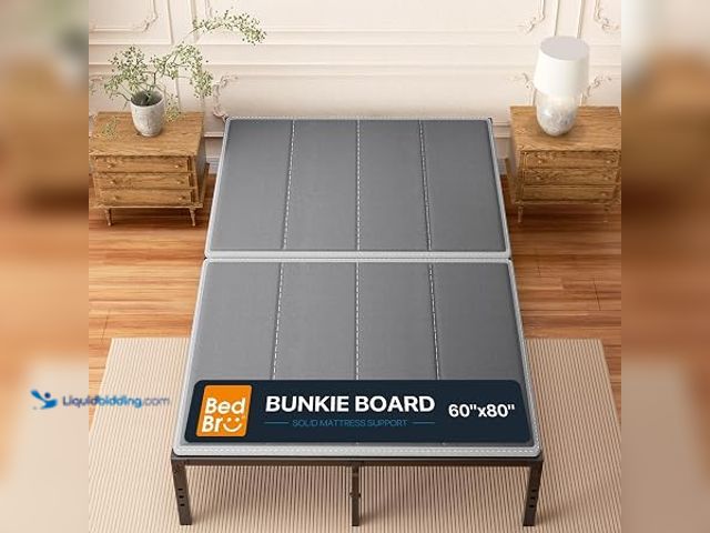 Lot 49-2025410 - BedBro Bunkie Board Queen 10mm (60" x 80") – Gray Under Mattress Support, Anti-Sag & Noise-Free, Pla...