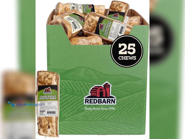 Lot 49-5484415 - Redbarn Bully Coated Large Dog Bone (25-Count) Unused