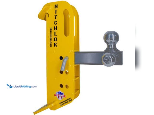 Lot 49-5543776 - Adjustable skid steer hitch attachment. Load bearing capacity 6000/21000 lbs. Unused