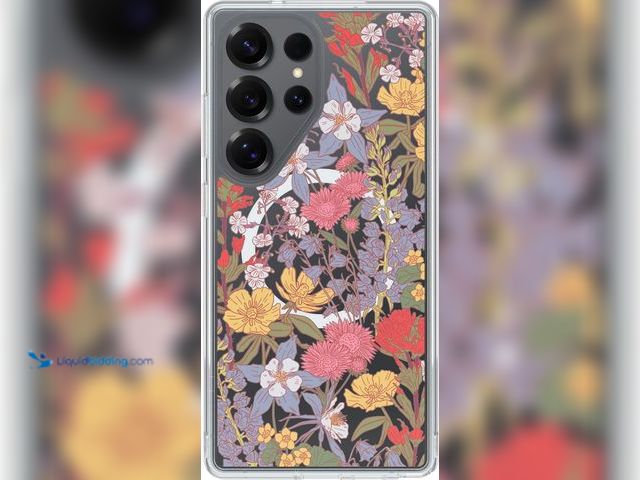 Lot 49-3514455 - OtterBox Samsung Galaxy S25 Ultra Symmetry Series Clear Magnet Case - Wildflower. [ASIN: B0DP3D1JVG]...