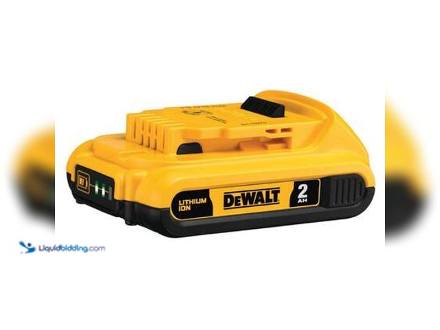 Lot 49-5559275 - DEWALT 20V MAX Lithium-Ion 2.0Ah Battery. Model # DCB203. unused