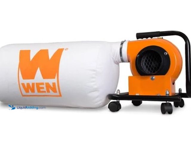 Lot 49-2004551 - WEN 5.7-Amp 660 CFM Rolling Dust Collector with 12-Gallon Bag and Optional Wall Mount, Model # DC340...
