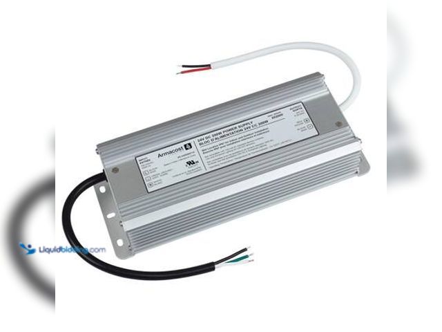 Lot 49-5544237 - Armacost Lighting 200-Watt 24-Volt DC LED Transformer Standard Power Supply. Model # 852000. Unused