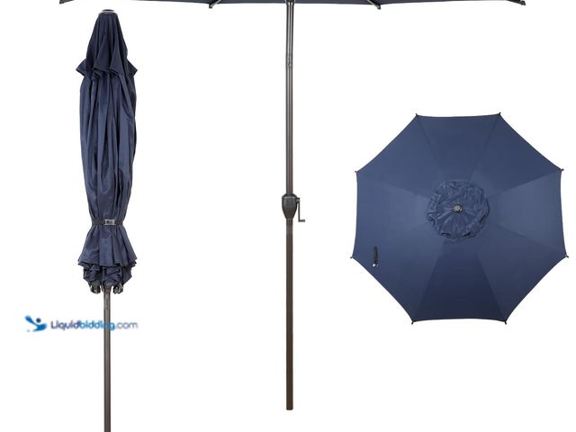 Lot 49-5546203 - Abba Patio 9FT Lyon Outdoor Patio Umbrella Outdoor Table Umbrella with Push Button Tilt and Crank Ma...