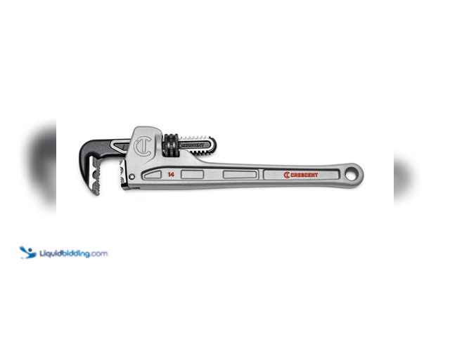 Lot 49-5406751 - Crescent 14 in. Aluminum K9 Jaw Pipe Wrench, Model # CAPW14, Used, Scuffs/scratches.