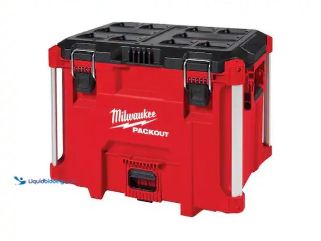 Lot 49-1578122 - Milwaukee PACKOUT 22 in. Modular XL Tool Box, Model # 48-22-8429, Unused, Scuffs & scratches from sh...