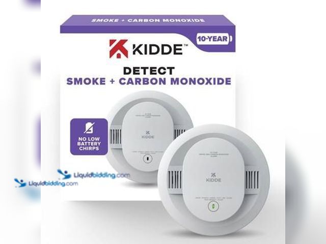 Lot 49-5575010 - Kidde 10-Year Battery Smoke and Carbon Monoxide Detector, 30CUD10 Model # 21031514 UNUSED