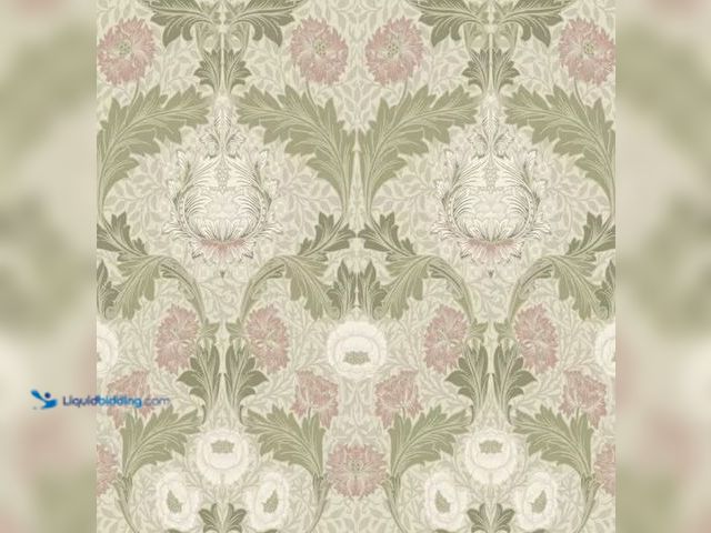 Lot 49-2003632 - Approx. (57) sq. ft. of A-Street Prints Purple Myrtle Floral Ogee Wallpaper, Covers 57.5 sq.ft., Mod...