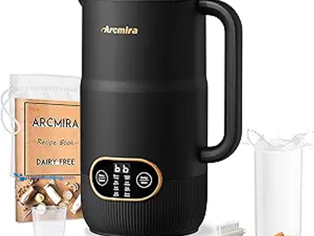 Lot 49-5411624 - 8 in 1 Nut Milk Maker, 35oz(1000ml) Homemade Almond, Oat, Coconut, Soy, Plant Based Milks and Non Da...