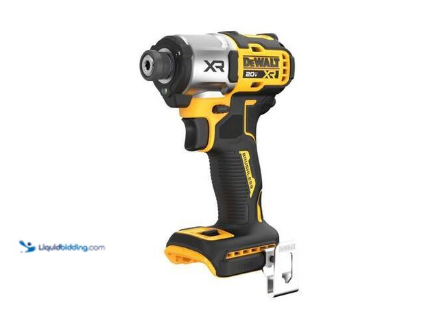 Lot 49-3616753 - DEWALT 20V MAX XR Cordless Brushless 1/4 in. 3-Speed Impact Driver (Tool-Only) - slightly used , doe...
