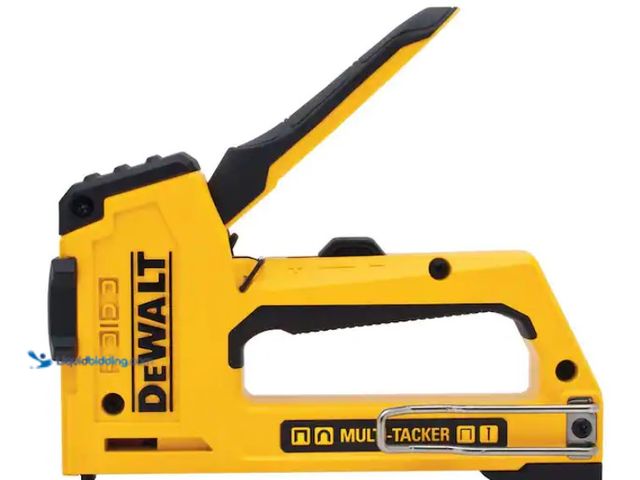 Lot 49-1574833 - DEWALT 5 in 1 Multi-Tacker Stapler and Brad Nailer Multi-Tool, Model # DWHTTR510, Slightly used.   R...