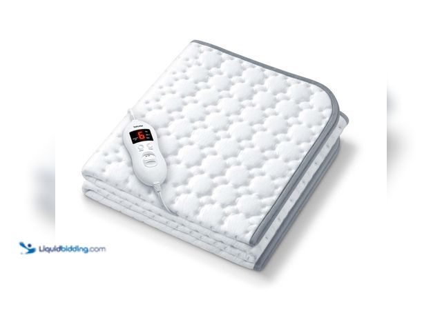 Lot 49-5410353 - Beurer UWB55 Heated Underblanket with 8 Temperature Settings & Ultra-Soft Fleece, Electric Mattress ...