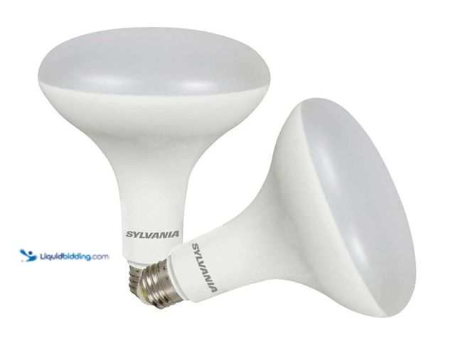 Lot 49-1570243 - Lot of (12) pcs. Sylvania 40785 - 85W LED12BR40DIM927TLRP2 BR40 Flood LED Light Bulb2, Model # B08M9...