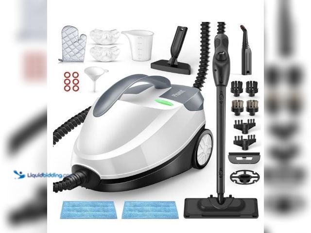 Lot 49-3473762 - Steam Cleaner with 28 Accessories for Home, 1800W Powerful Multipurpose Steam Mop with 1.5L Tank for...