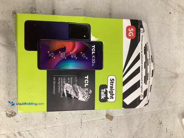 Lot 49-5551829 - TCL T513SP 5G Smartphone, 6.75-Inch HD+ NXTVISION Display, MediaTek Dimensity 6300 Processor, 4GB RA...